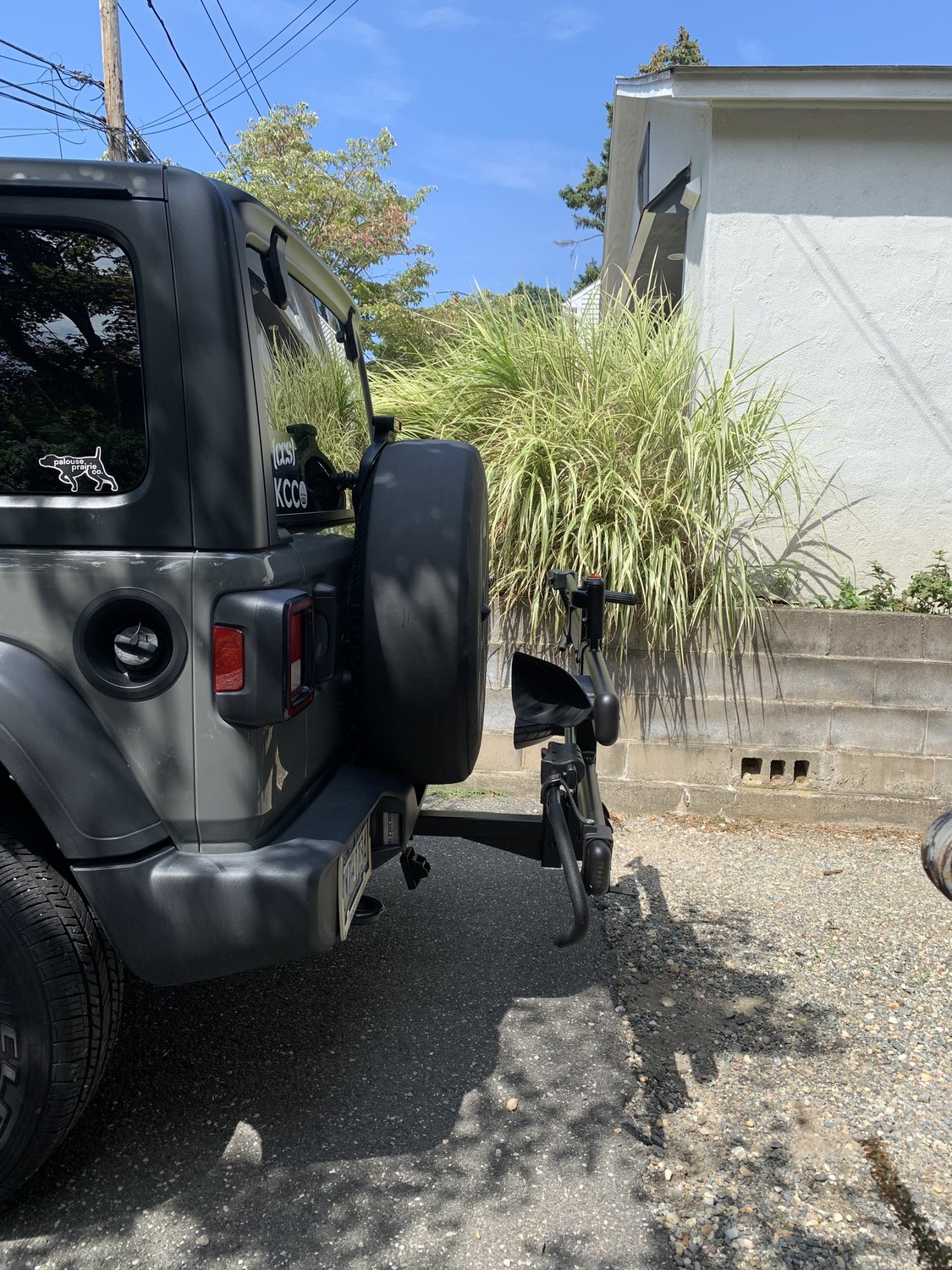 Quadratec jeep bike best sale rack