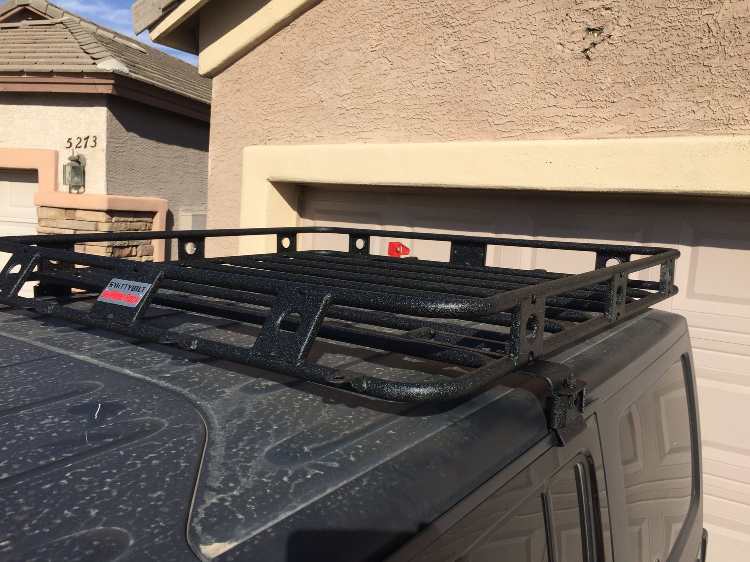 Smittybilt 45454 Defender Roof Rack For 07 17 Wrangler