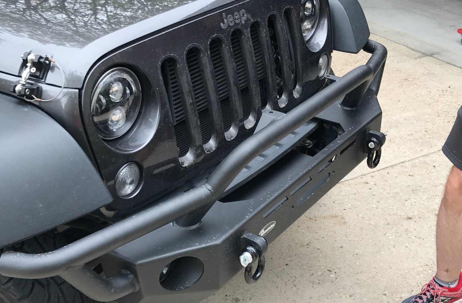 Quadratec QRC Front Winch Ready Bumper for 0718 Jeep Wrangler JK