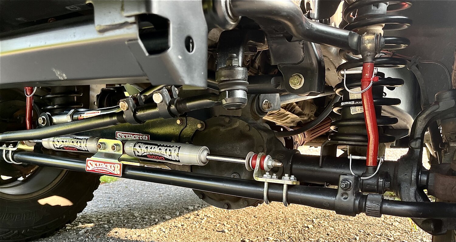 Skyjacker 9203 M95 Silver Dual Steering Stabilizer Kit for 0718 Jeep