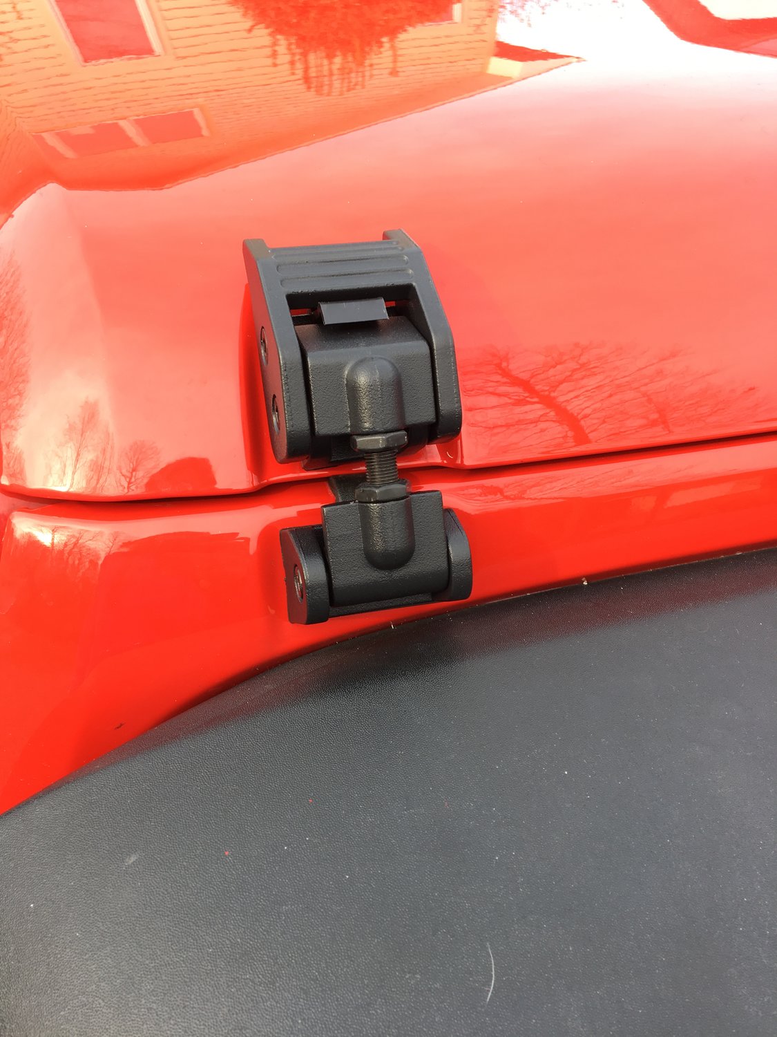 Rugged Ridge Aluminum Hood Catch for 0718 Jeep Wrangler JK Quadratec