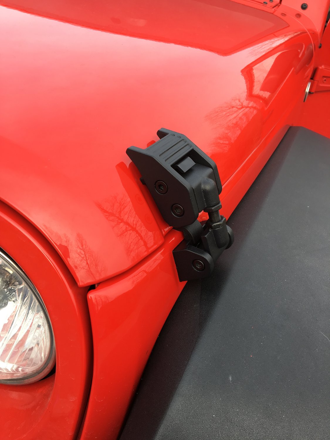 Rugged Ridge Aluminum Hood Catch for 0718 Jeep Wrangler JK Quadratec