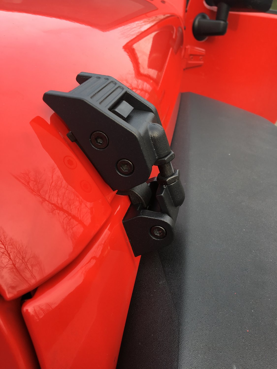 Rugged Ridge Aluminum Hood Catch for 0718 Jeep Wrangler JK Quadratec