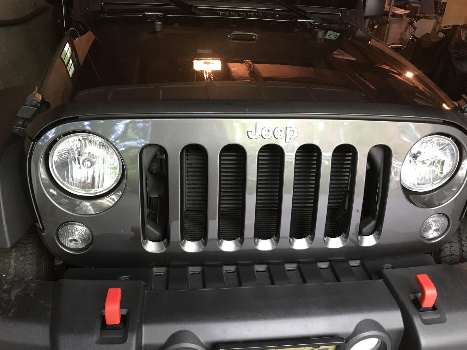Quadratec Factory Tow Hook Covers For 07 18 Jeep Wrangler Jk