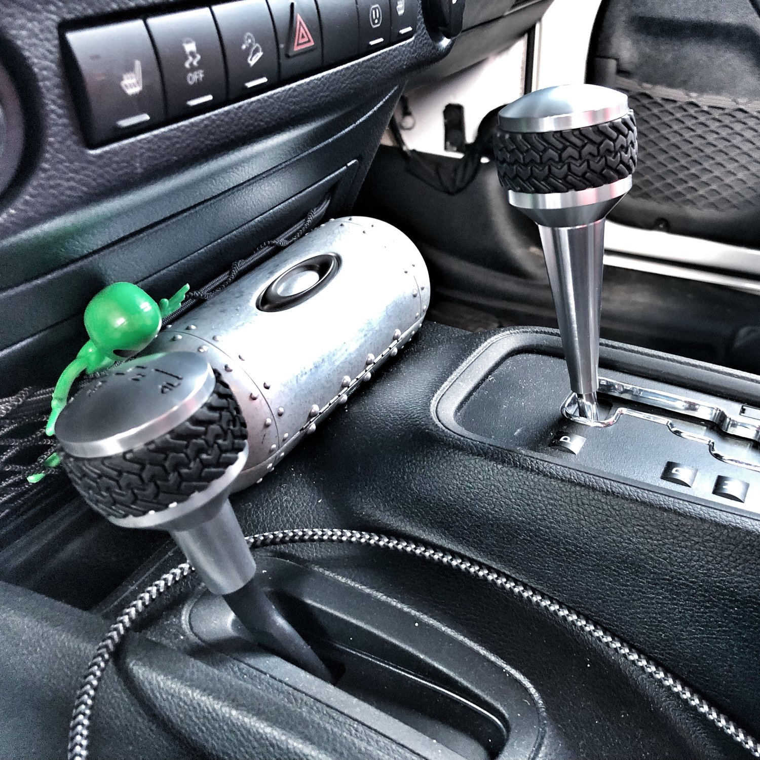 DV8 Offroad Billet A/T Shift Knob Assembly for 1118 Jeep Wrangler JK with Automatic