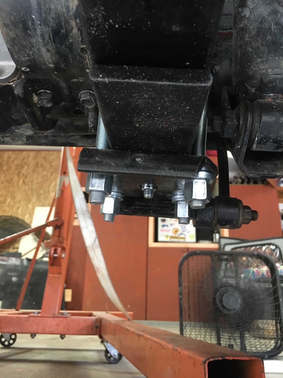 Crown Automotive 8130370HD Front Leaf Spring UBolt Kit for 5595 Jeep