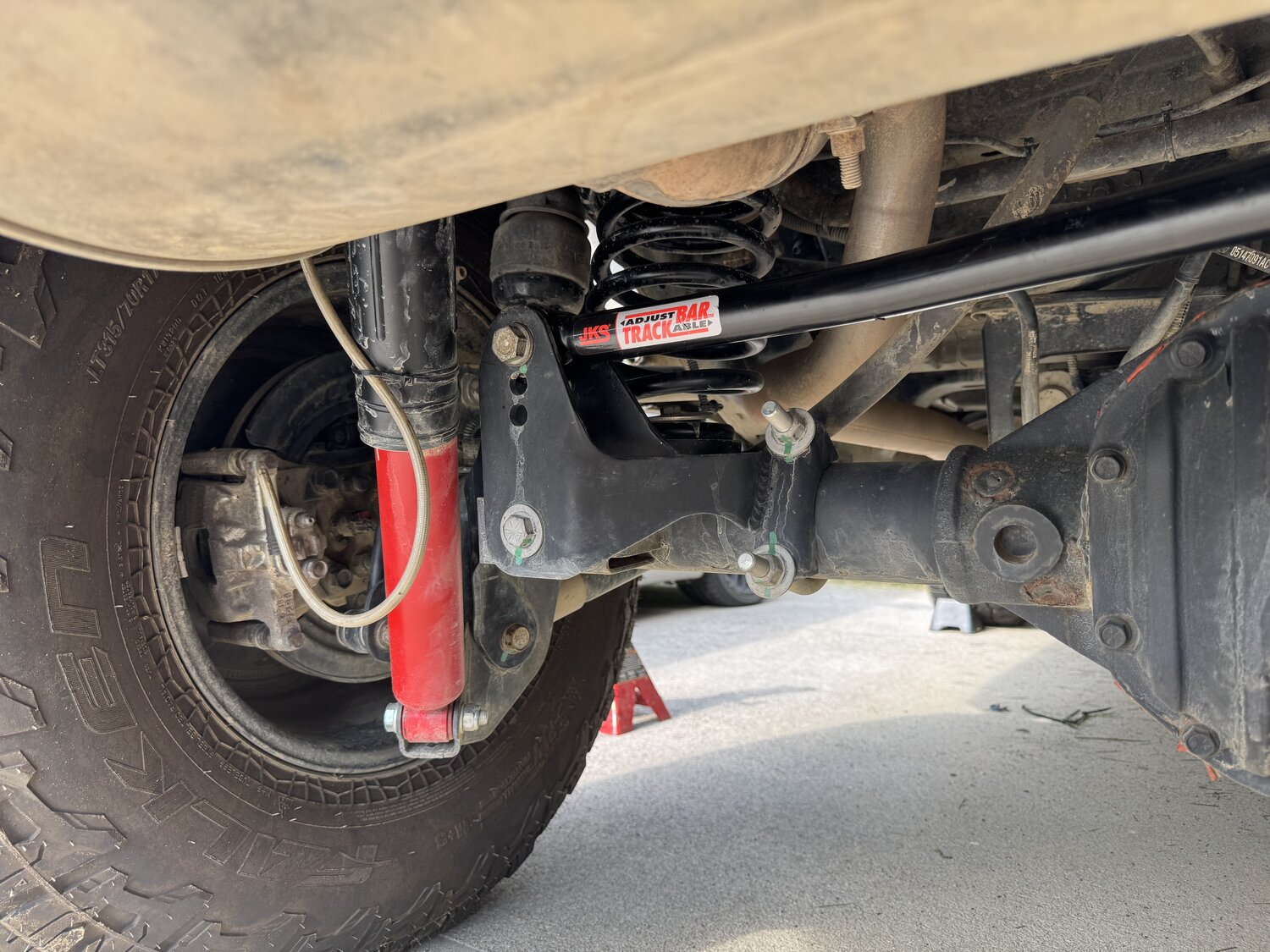 JKS Manufacturing OGS159 Rear Adjustable Trackbar for 07-18 Jeep