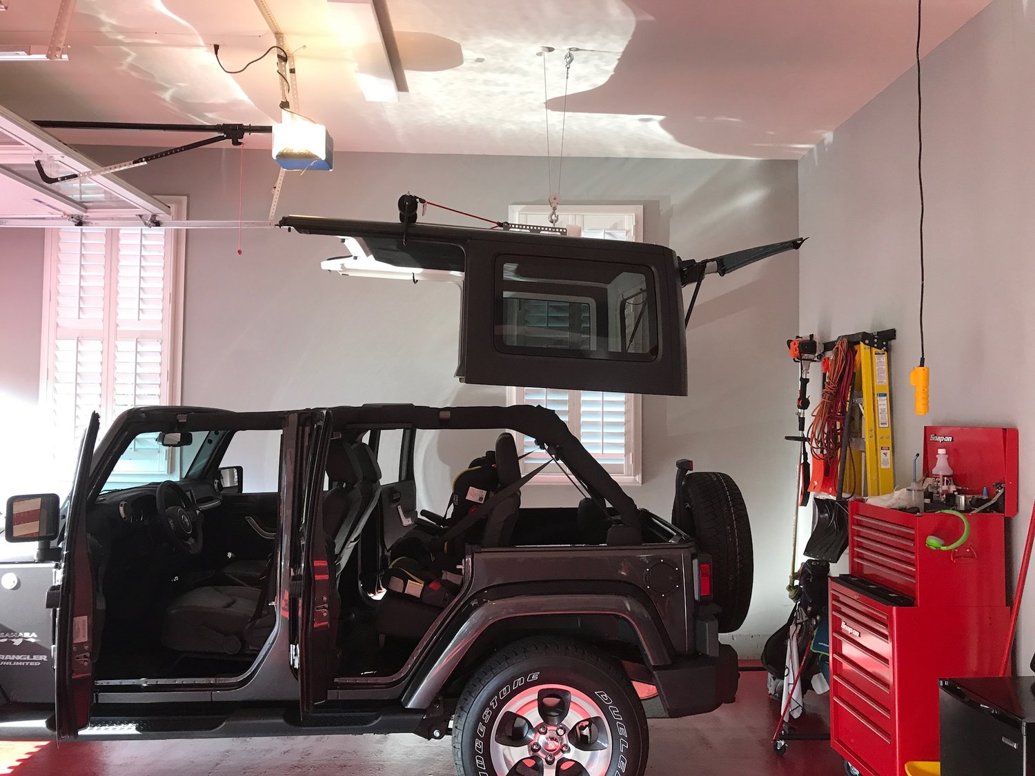 Lange Originals 014210 Power HoistaTop for 0718 Jeep Wrangler JK