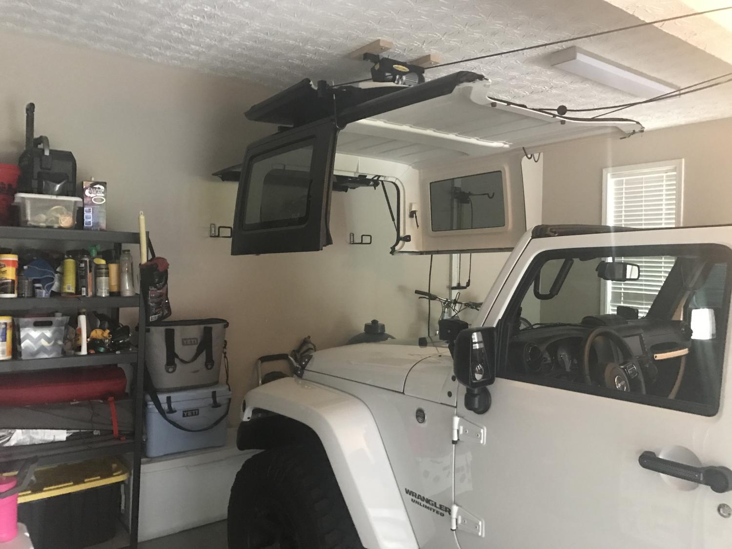 Smittybilt 510001 Hard Top Hoist For 76 17 Jeep Cj 7