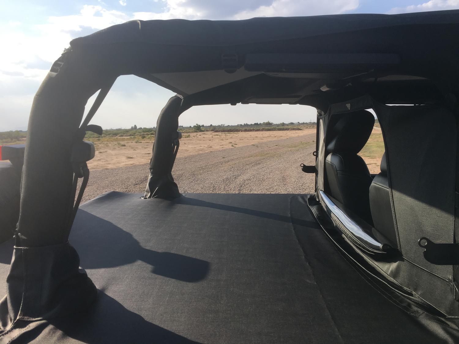 MasterTop 14500335 Tonneau Cover for 0718 Jeep Wrangler JK Quadratec