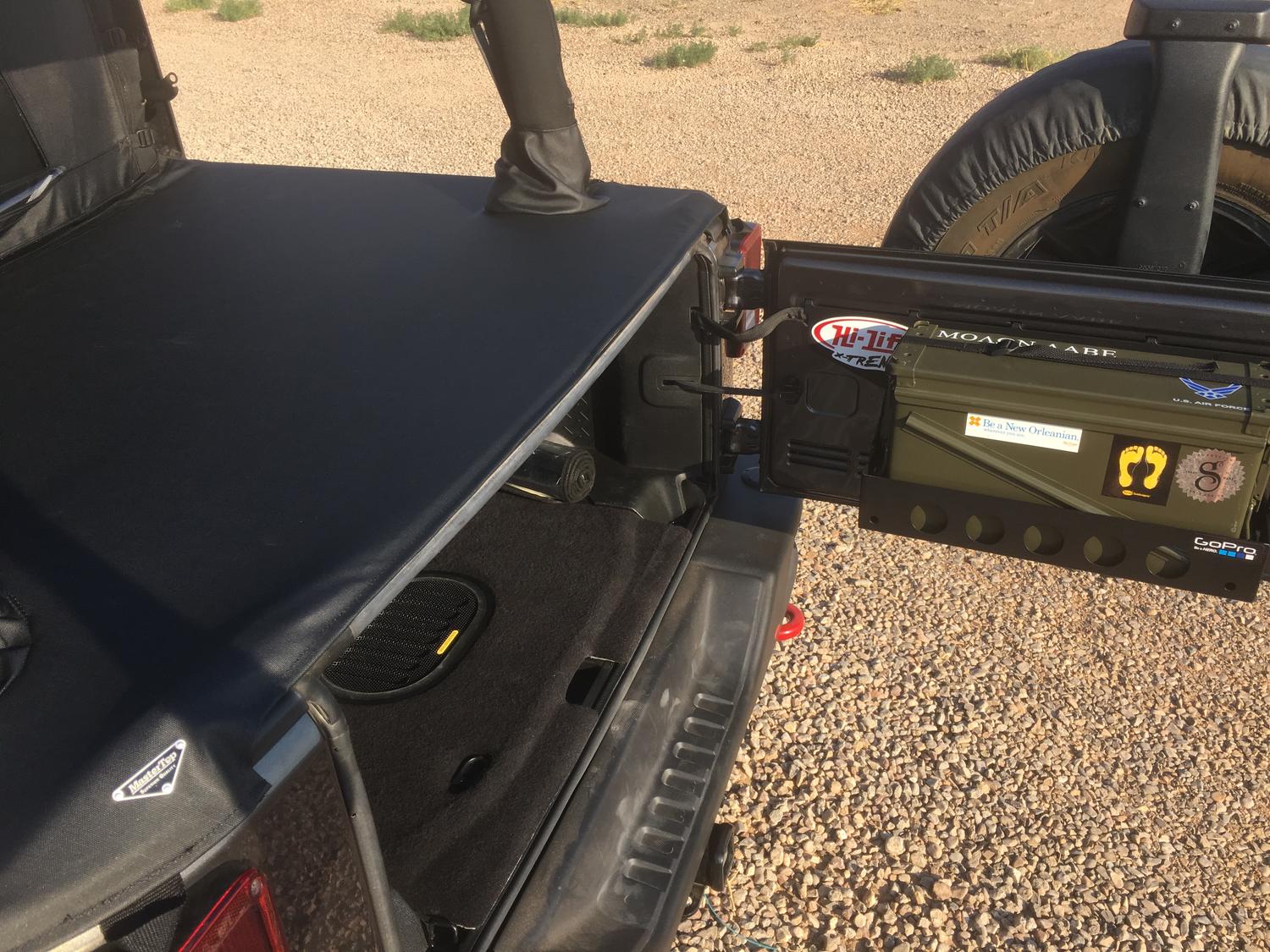 MasterTop 14500335 Tonneau Cover for 0718 Jeep Wrangler JK Quadratec