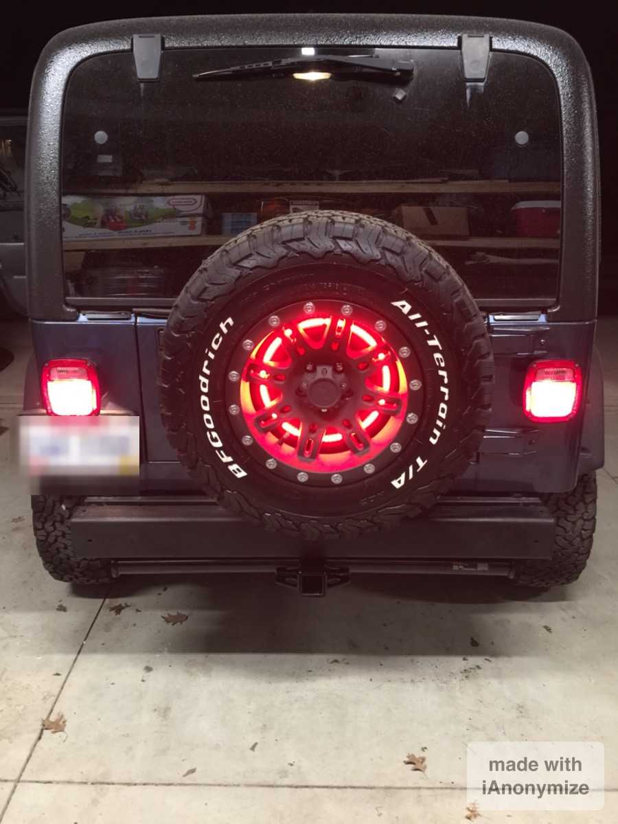 Rugged Ridge 11585 04 3rd Brake Light Led Ring For 87 18