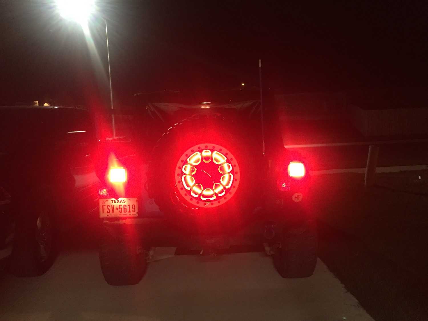 Rugged Ridge 11585.04 3rd Brake Light LED Ring for 8718 Jeep Wrangler