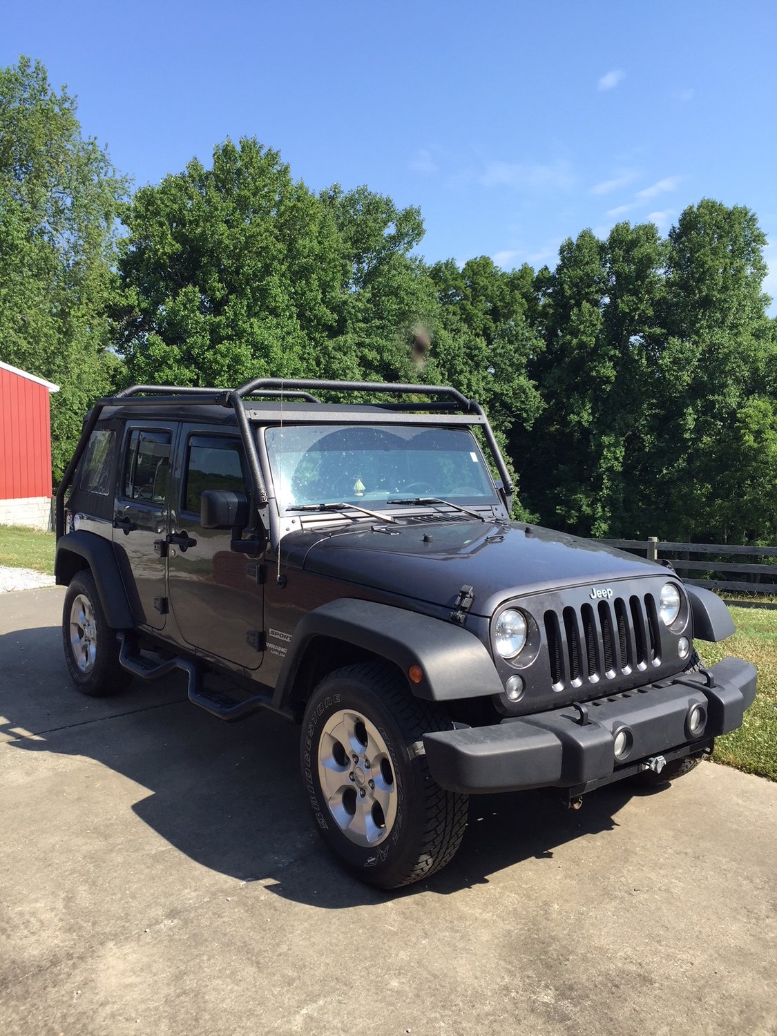 Body Armor JK-6128 Overlander Knuckle Joint Rack System for 07-18 Jeep ...