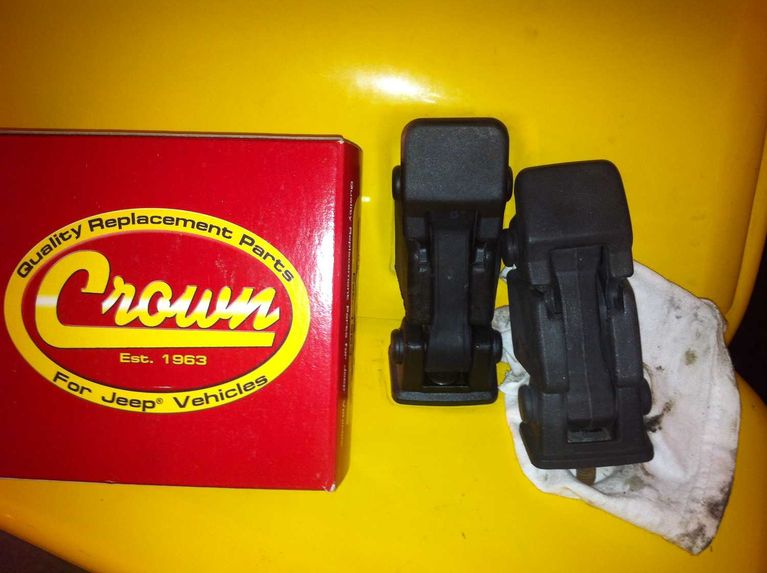 Crown Automotive 55176636K2 OE Style Hood Catch Kit for 97