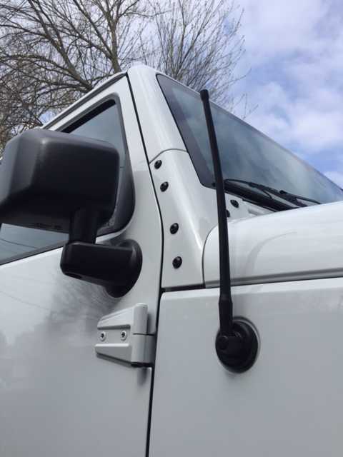 Rugged Ridge 17212 10 13 Quot Stubby Reflex Antenna For 07 20
