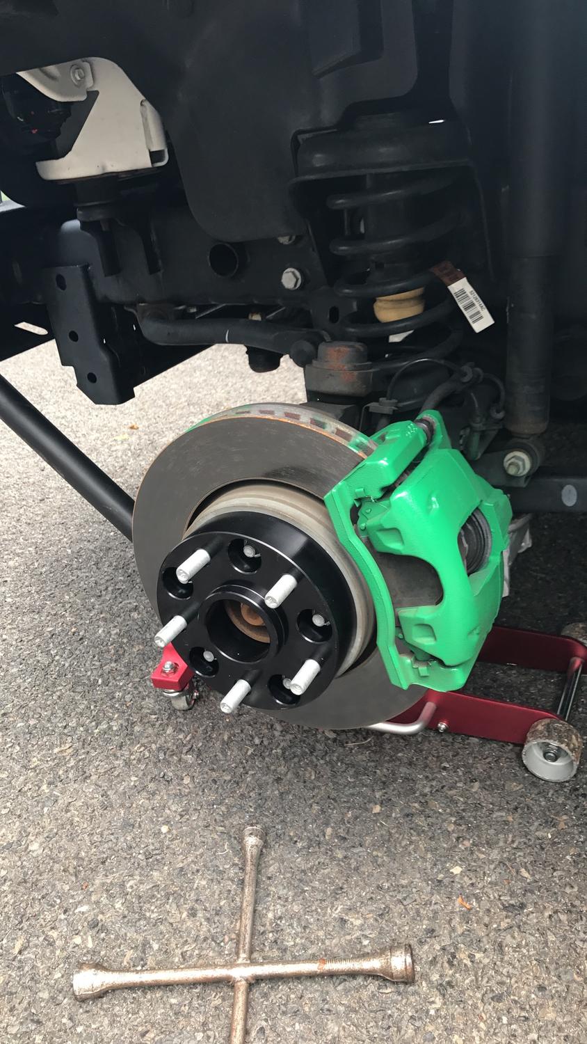 Spidertrax WHS010K 1.5" Wheel Spacer Kit in Black for 0518 Jeep Wrangler JK, Unlimited JK