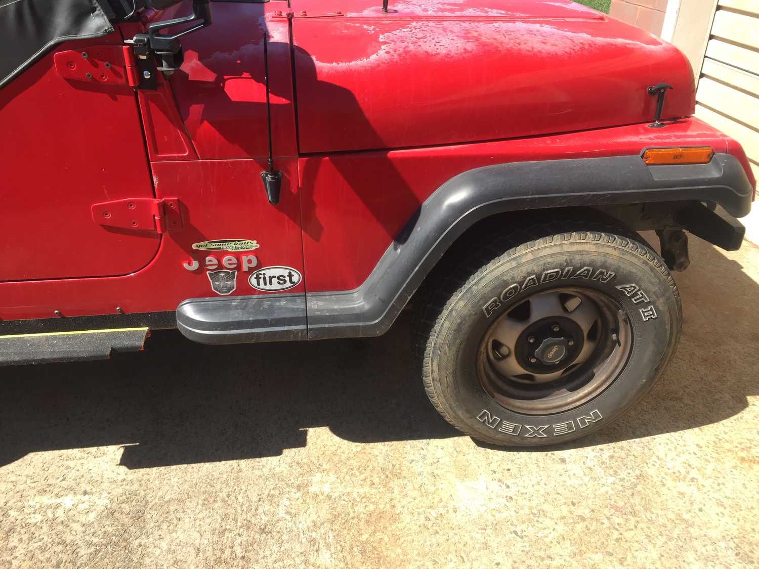 Crown Automotive Front Fender Flare Extension for 8795 Jeep Wrangler