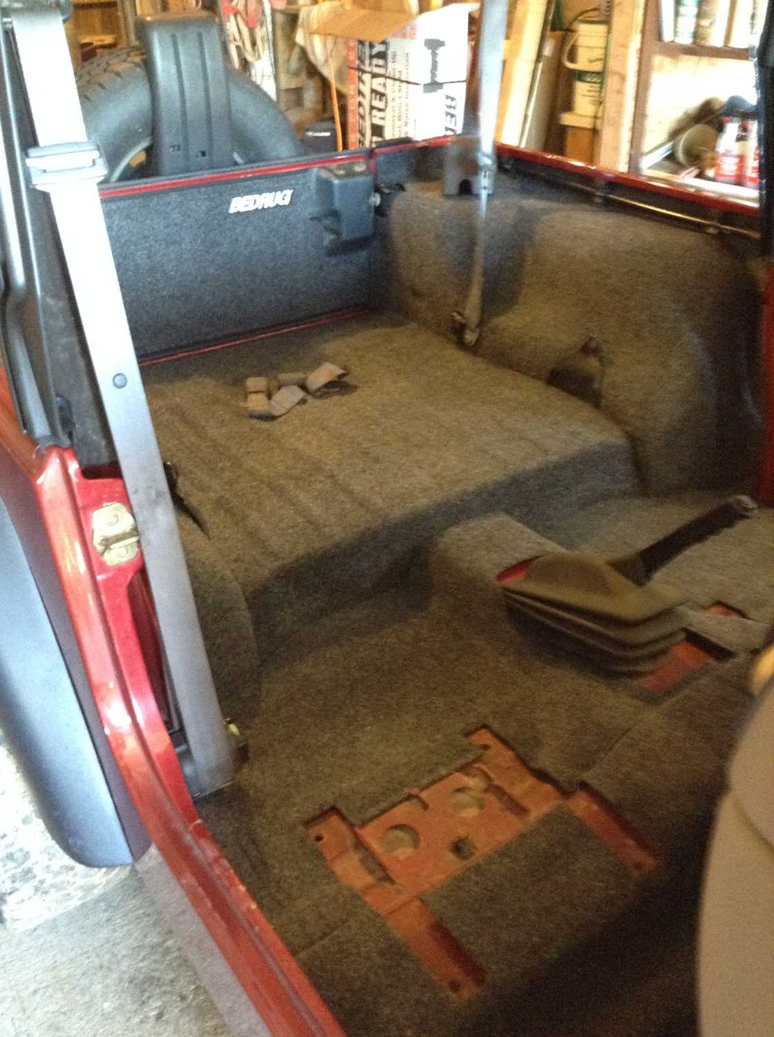 Bedrug Premium Carpeted Floor Covering Kit with Cutouts for 9702 Jeep