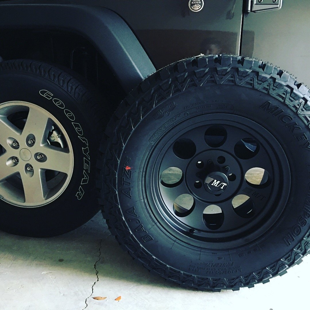 Mickey Thompson Classic III Wheel & Tire Package for 0718 Jeep