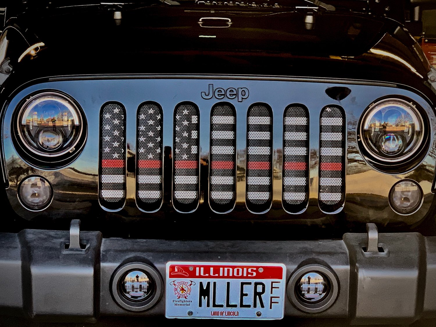 J.W. Speaker Model 8700 Evolution J2 Series 7" LED Headlight Pair for Jeep Wrangler JK Quadratec