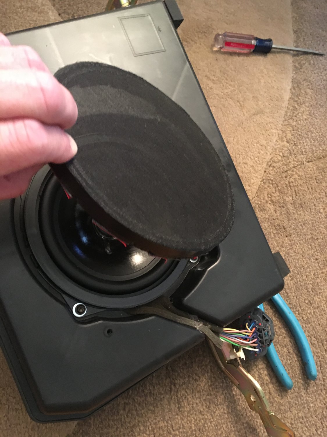 Quadratec 174 Tj Repsub Replacement Center Console Subwoofer