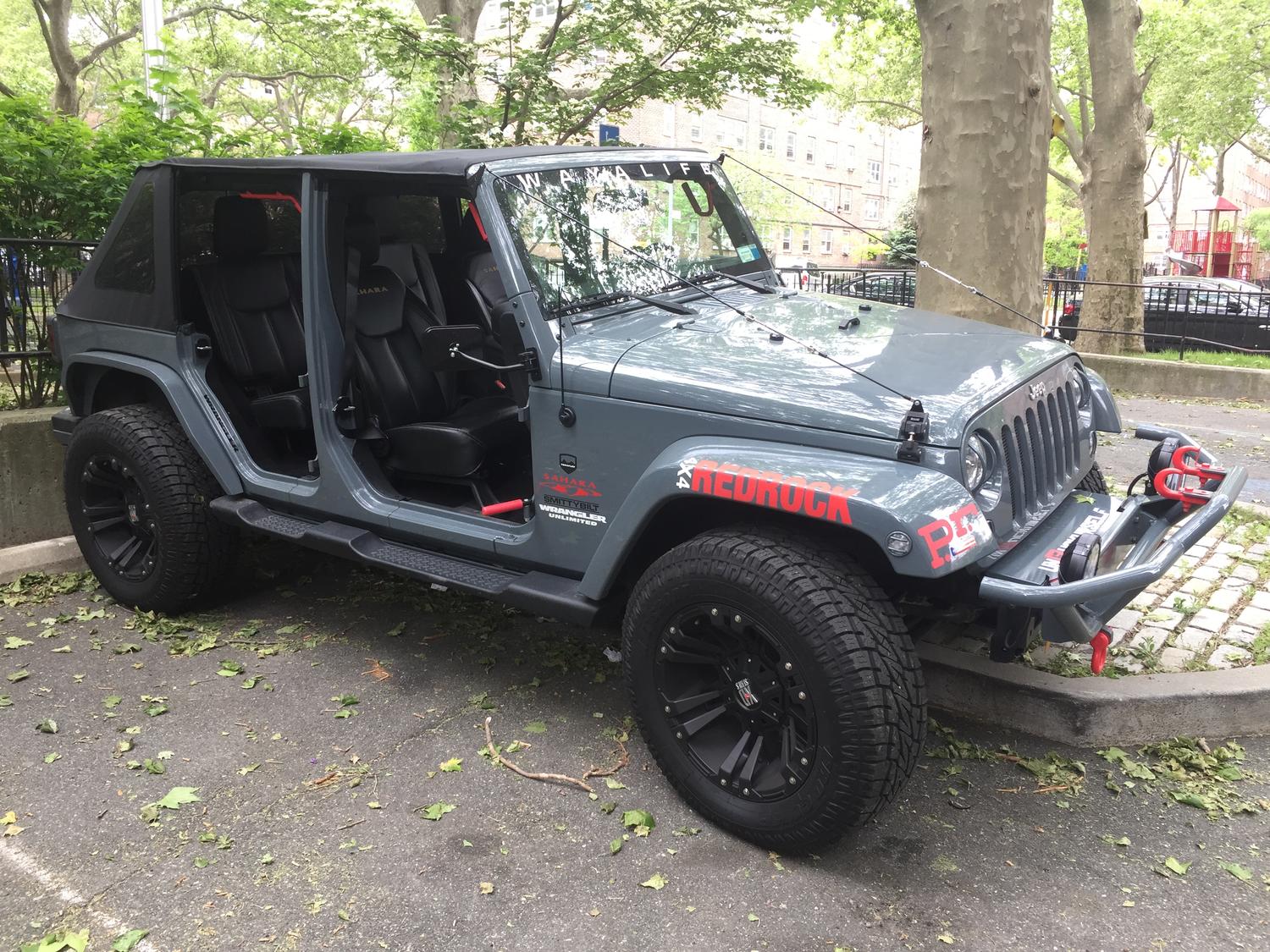 Smittybilt 7611 Limb Risers for 0718 Jeep Wrangler JK Quadratec