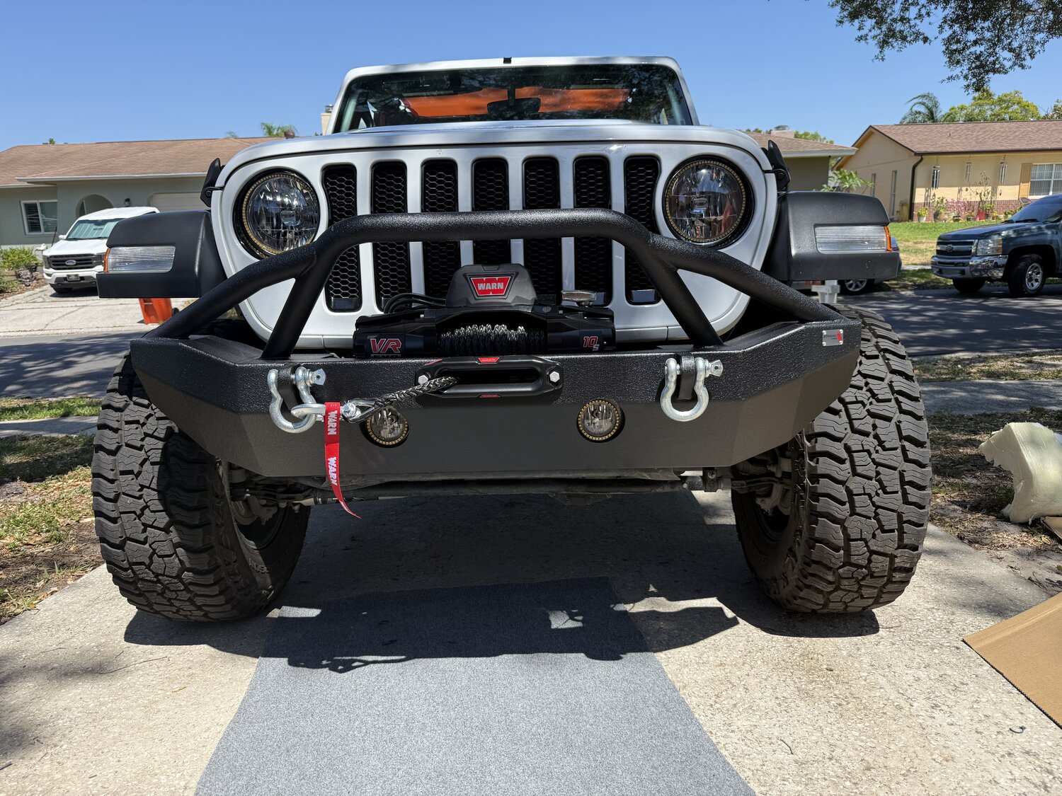 ぷっちー様 Fishbone Offroad FB22088 Mid-Width Front Bumper for 18-21