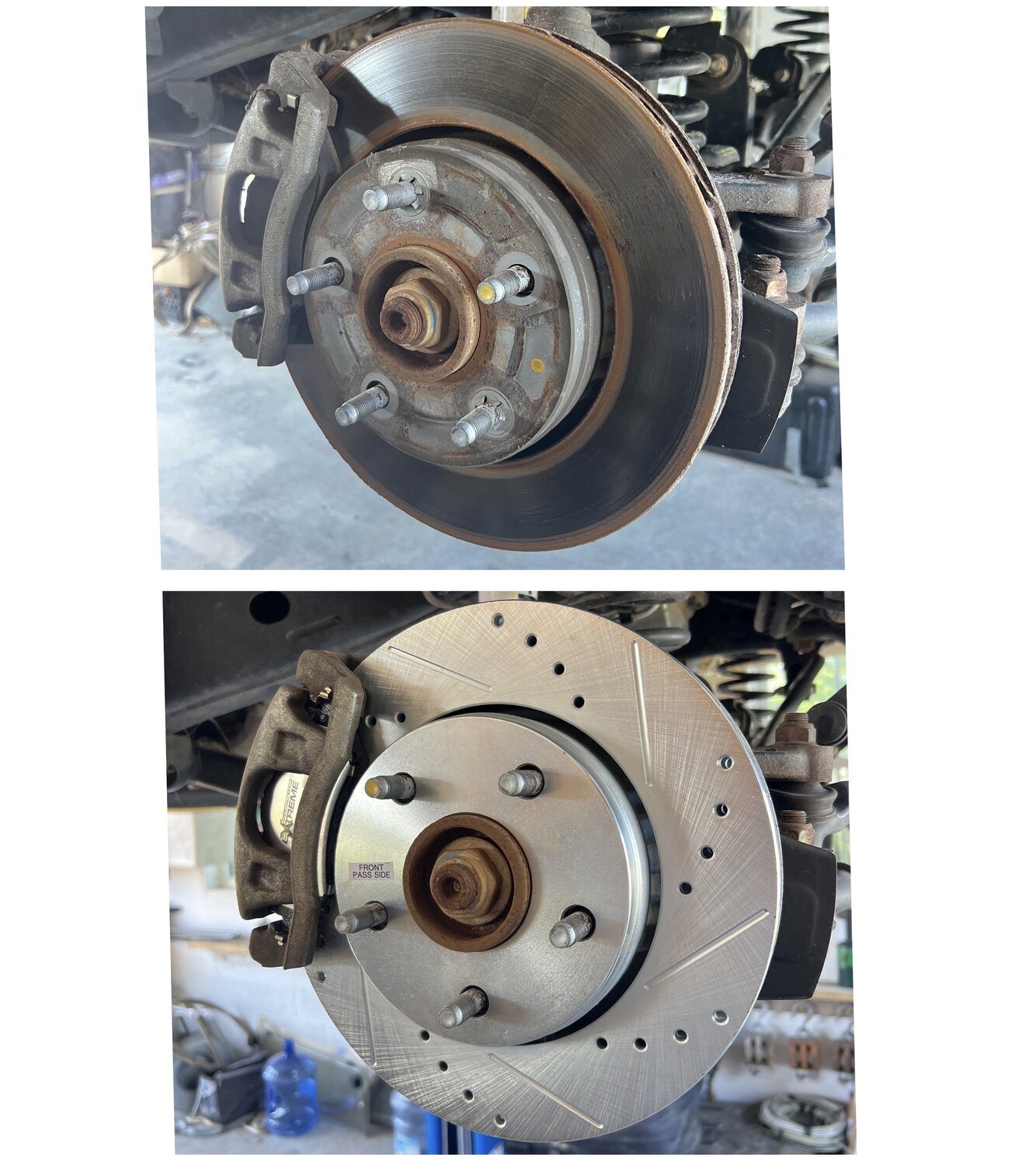 Power Stop K279836 Front & Rear Z36 Extreme Performance Brake Kit for 0718 Jeep Wrangler JK