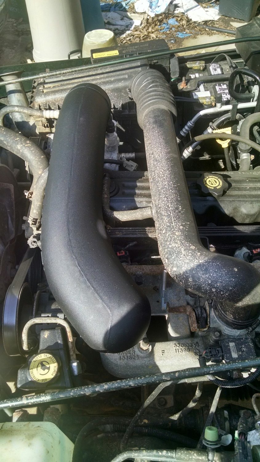 ジープ4.0Lのための銀行41816空気取り入れ口システム'97 -'06 Banks Power 41816 Ram-Air Intake System for 97-06 Jeep Wrangler TJ