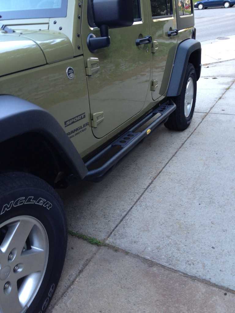 Smittybilt Src Side Armor Step For 07 18 Jeep Wrangler Jk