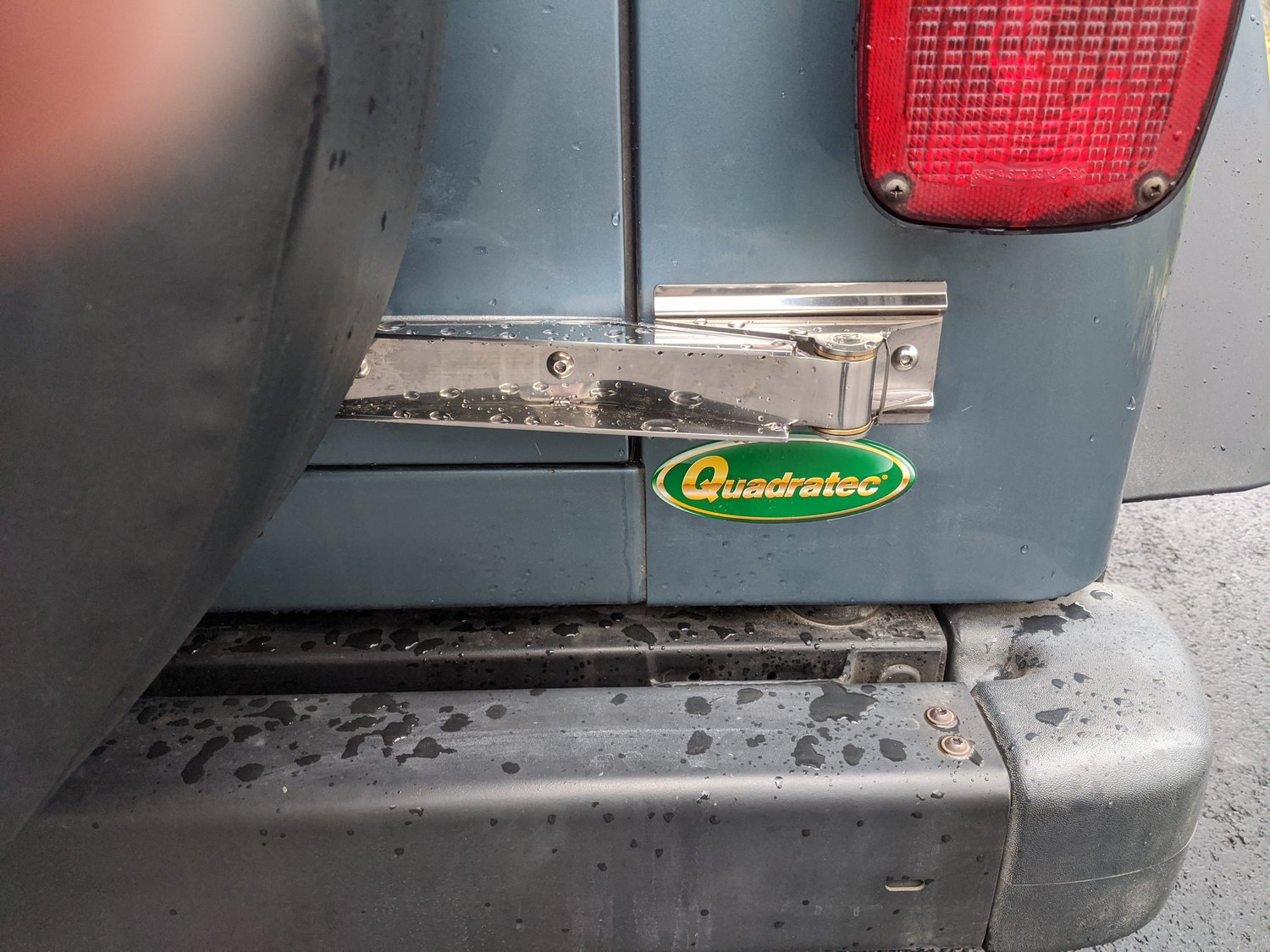 Crown Automotive RT34065 Stainless Steel Tailgate Hinge Set for 9703