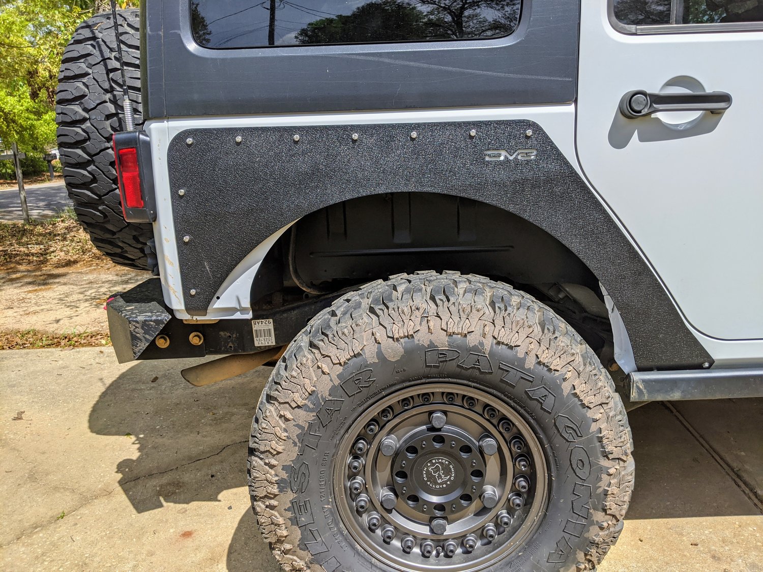 DV8 Offroad FENDB08 Front & Rear Fender Delete Kit for 0718 Jeep