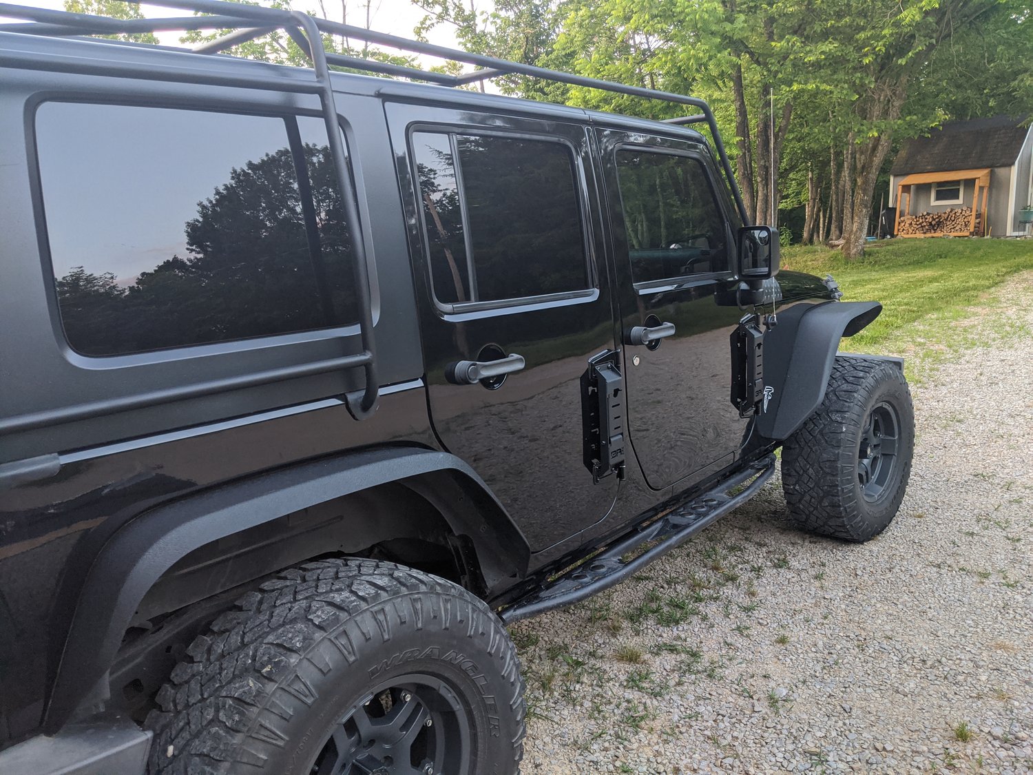 Body Armor 5146 Hinge Steps for 0721 Jeep Wrangler JK, JL, & Gladiator