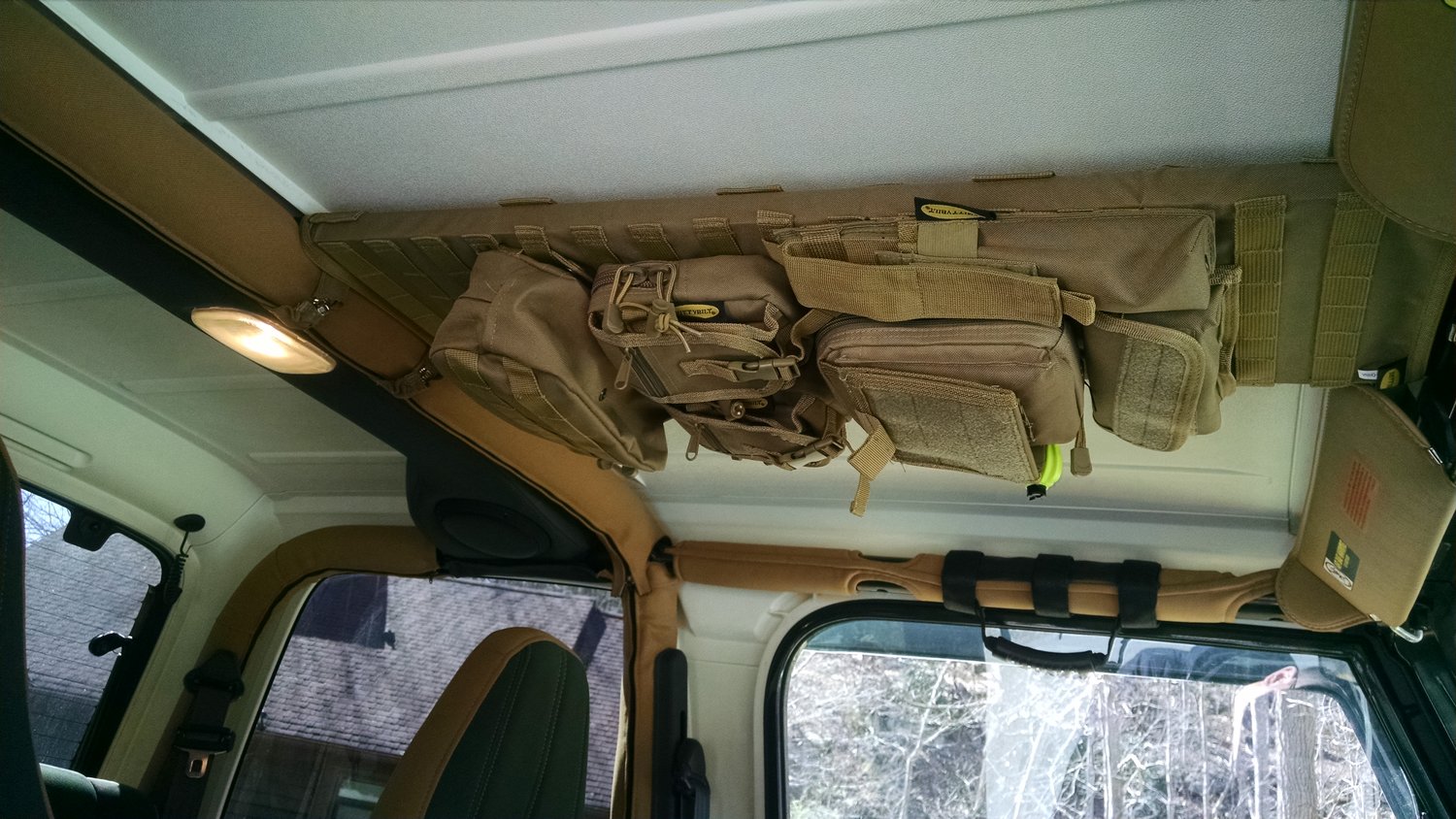 Smittybilt G.E.A.R. Overhead Console for 9706 Jeep Wrangler TJ