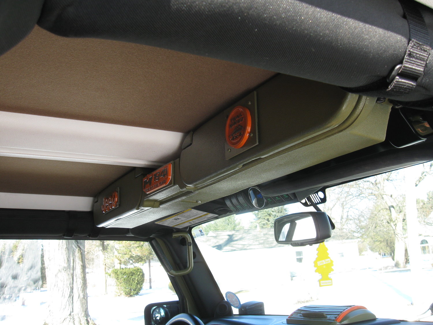 Jeep ceiling storage online