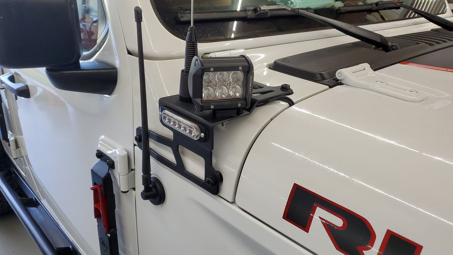 mopar a pillar light brackets