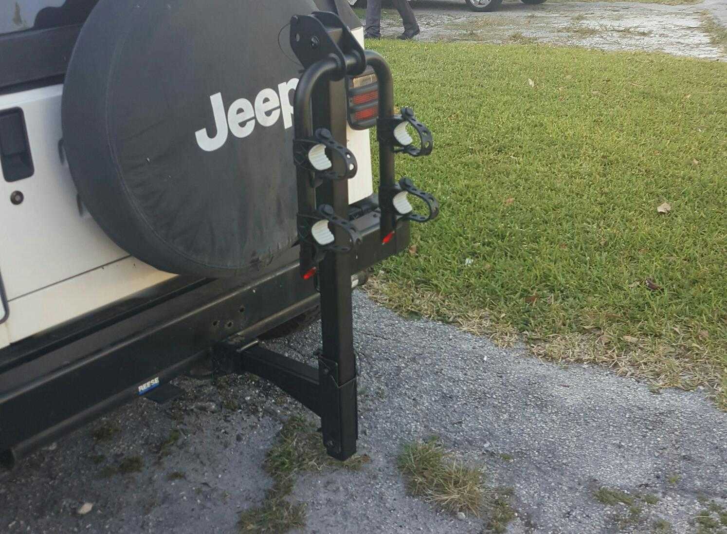 Quadratec 2 Bike Folding Bike Rack for 2" Receiver Hitch Quadratec