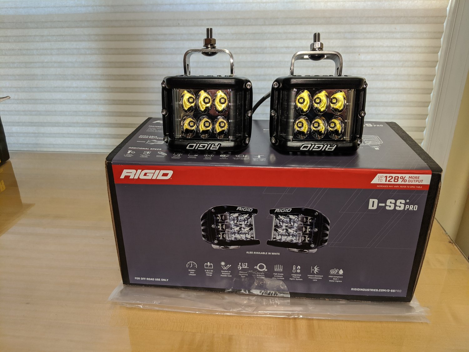 Rigid Industries D-SS Pro Side Shooter LED Light Pair