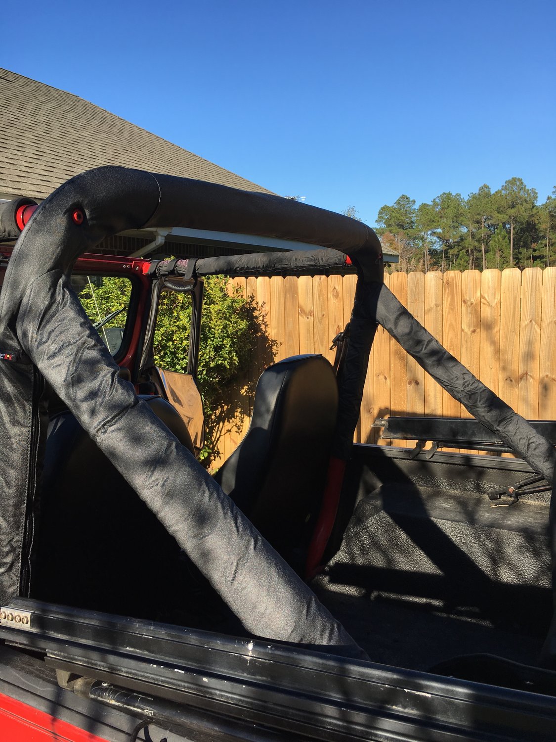 Rugged Ridge Roll Bar Pad Amp Cover Kit For 78 91 Jeep Cj 7