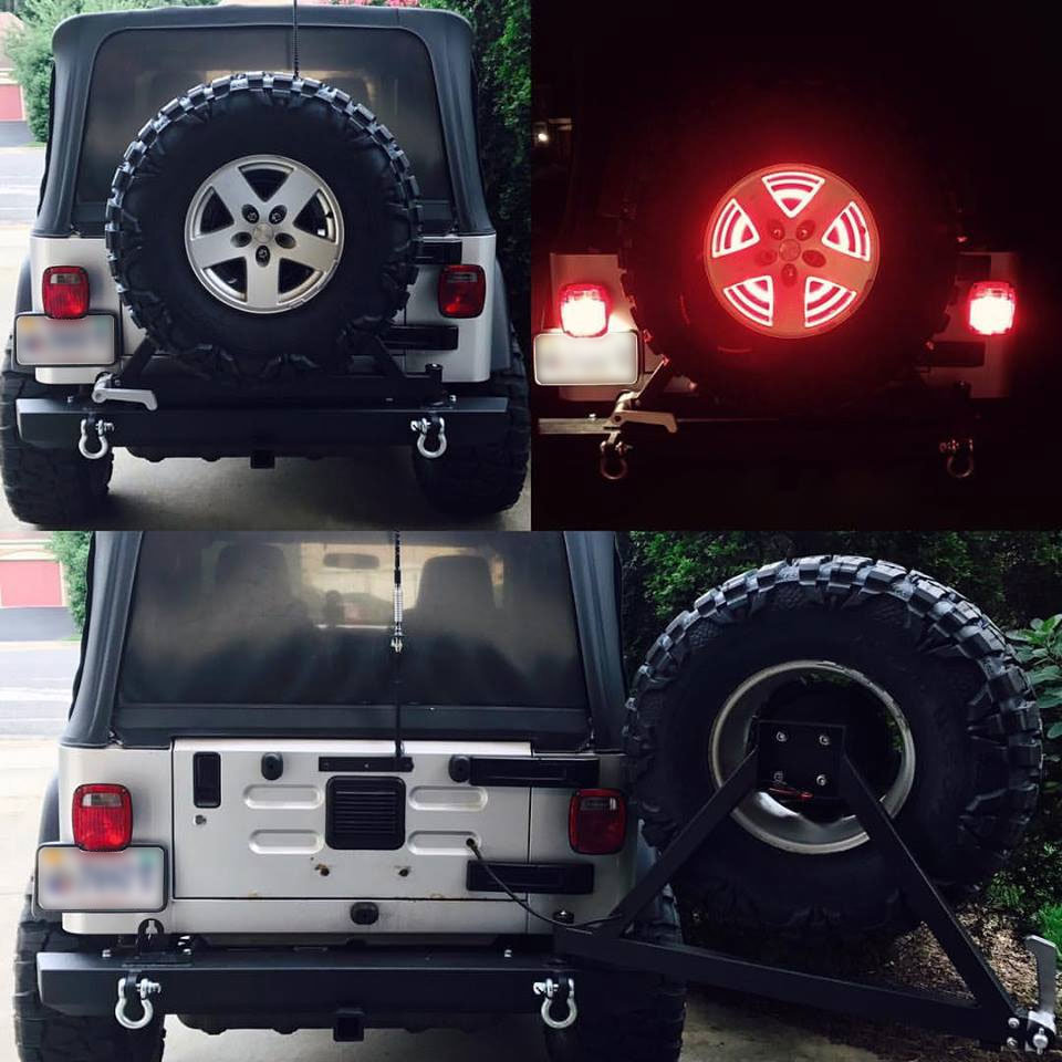 Rugged Ridge 11585.04 3rd Brake Light LED Ring for 8718 Jeep Wrangler