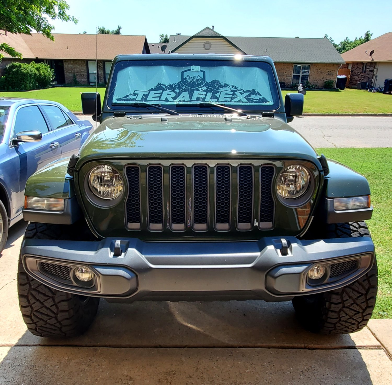 Parasole Paraschizzi Su Misura Per Jeep Wrangler JL (2018-2025) E Gladiator (2020-2025) Con Custodia