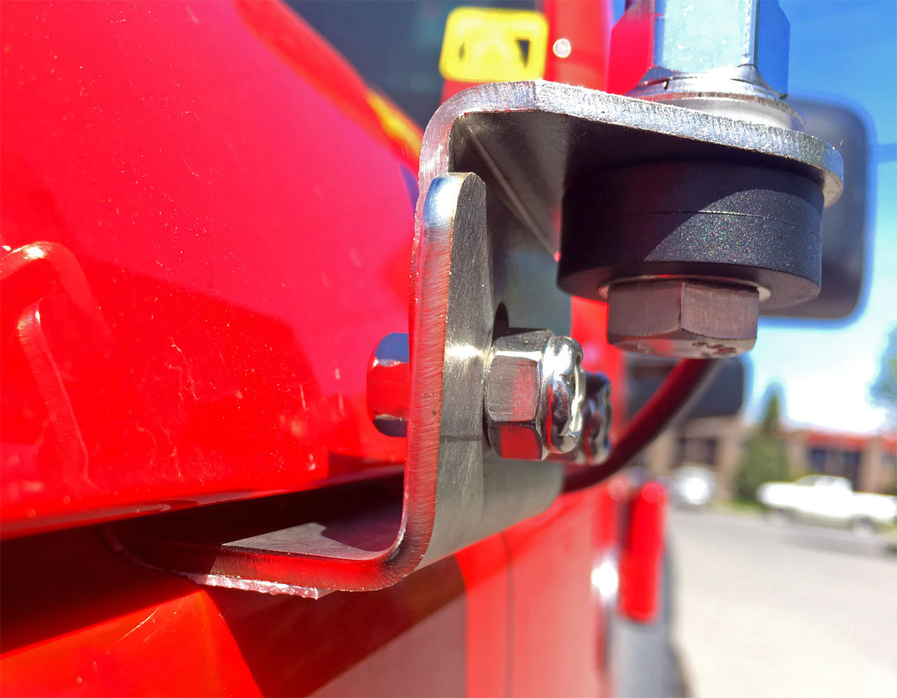 Quadratec JKCBFMAK Stainless Steel Fender Mount CB Antenna Kit for 07