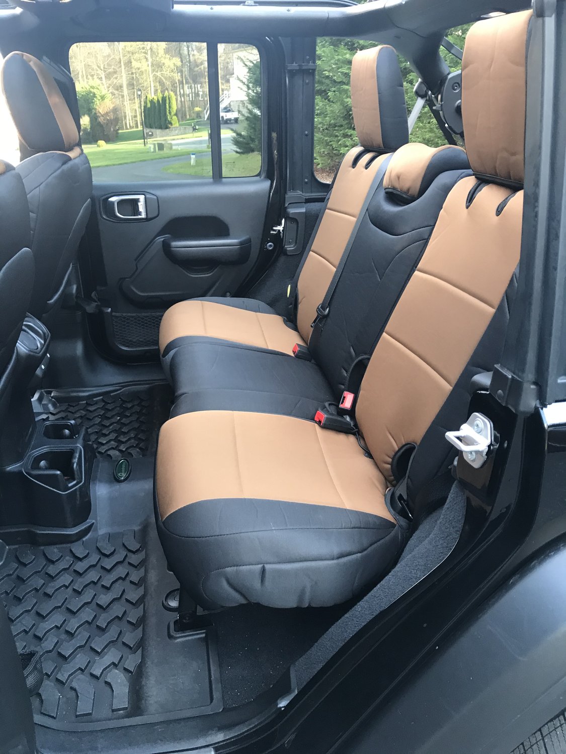 Smittybilt Neoprene Seat Covers for 18-20 Jeep Wrangler JL