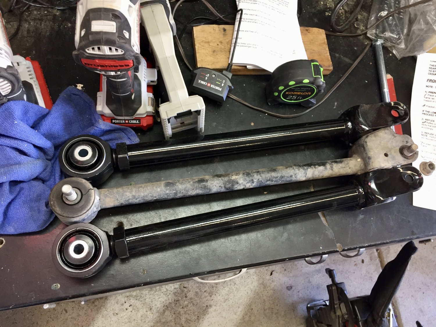 Superlift 5774 ReFlex Front Upper Control Arms for 0718 Jeep Wrangler