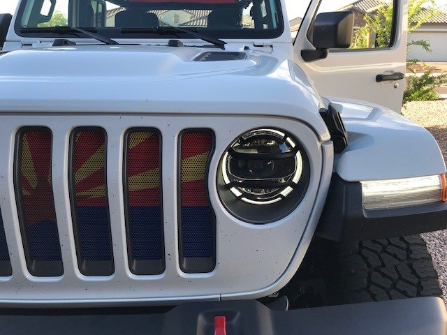 Rugged Ridge 11230 21 Elite Headlight Guards For 18 19