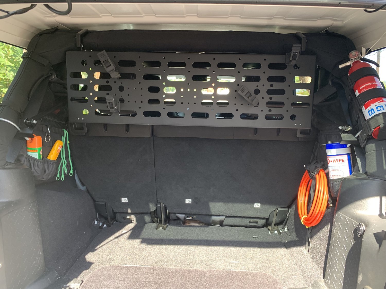 MORryde JP54051 Fold Down Molle Panel for 0718 Jeep Wrangler