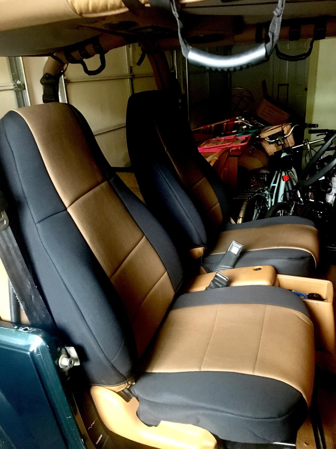 Smittybilt Front Neoprene Seat Covers With Free Rear Cover