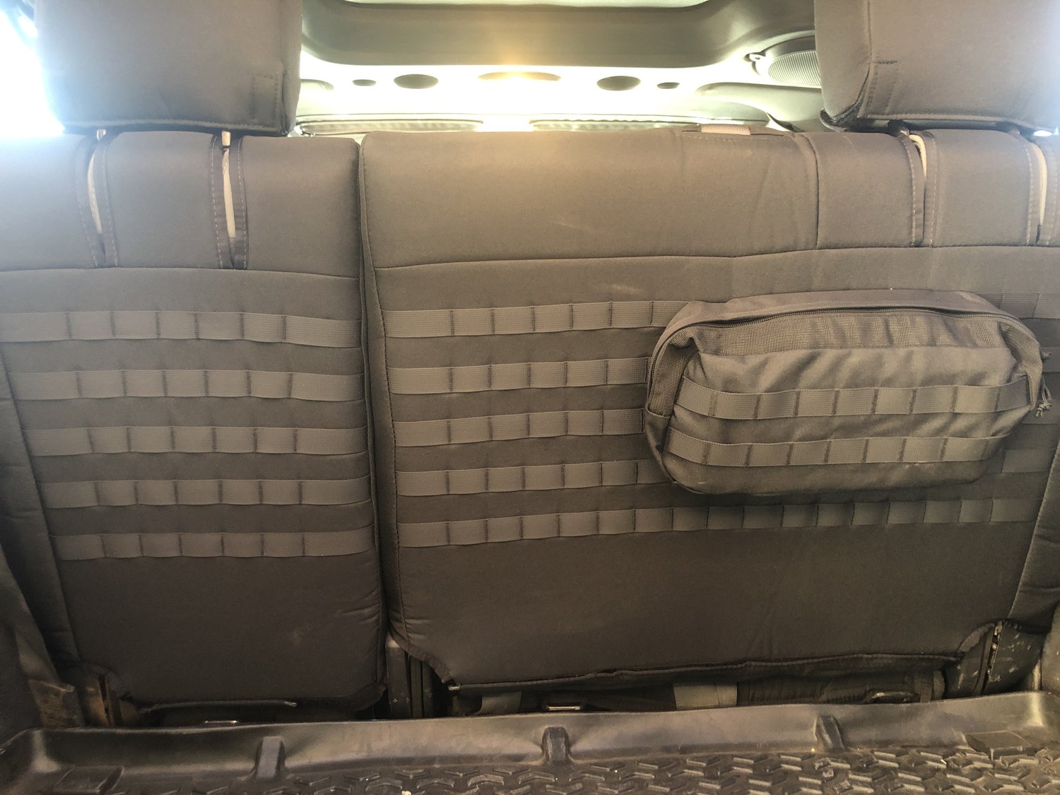 Bartact MilSpec Super Rear Seat Cover for 0710 Jeep Wrangler JK 2