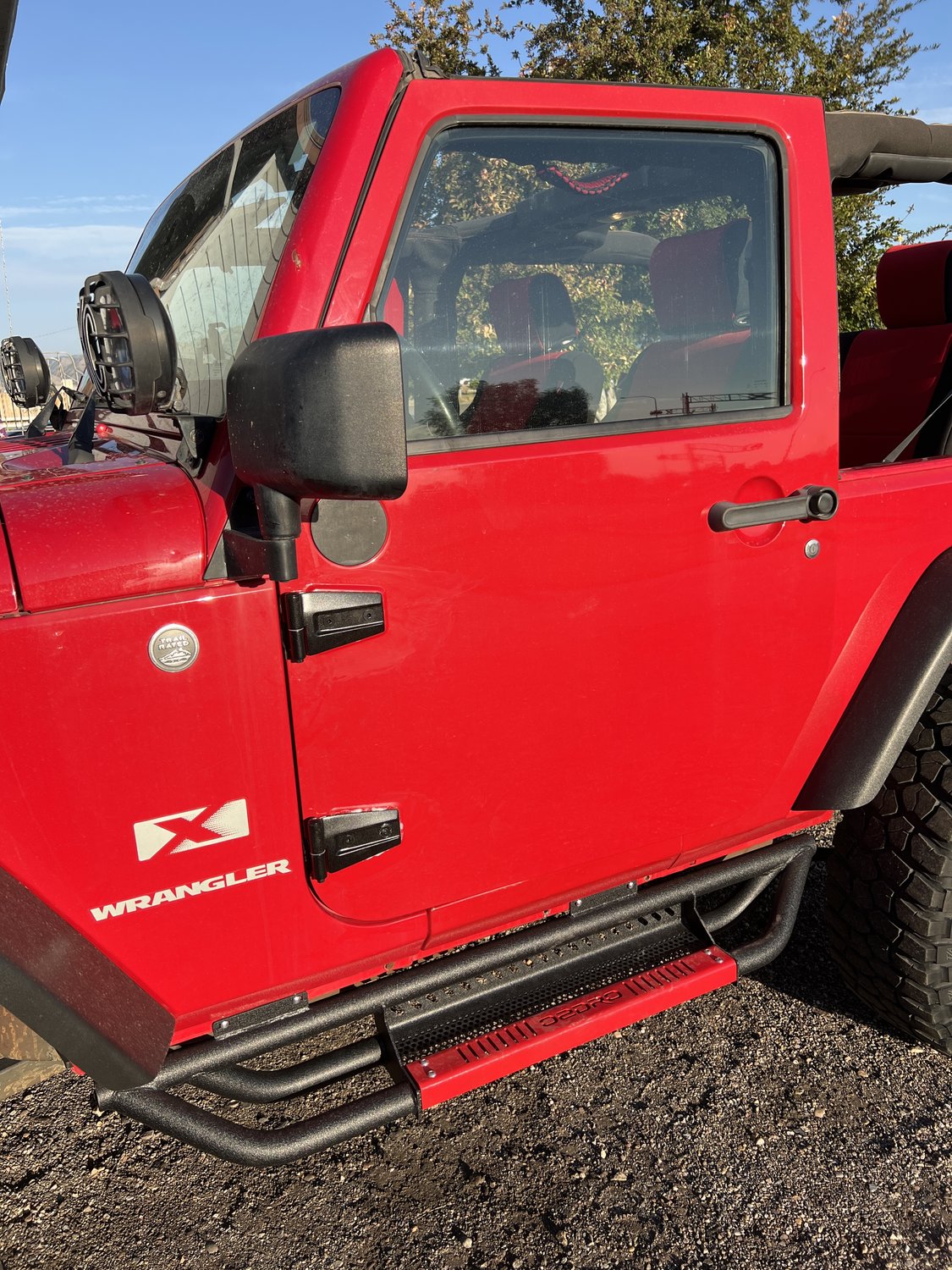 Kentrol Stainless Steel Door Hinge Set for 0718 Jeep Wrangler JK 2